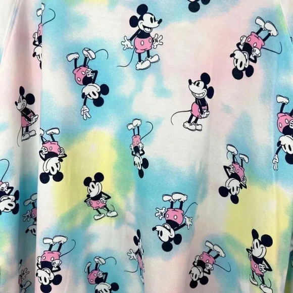 DISNEY Sweatshirt Mickey Mouse Scoop Neck Sweatshirt Plus 3X Disney Shirt 22/24 - Picture 6 of 7